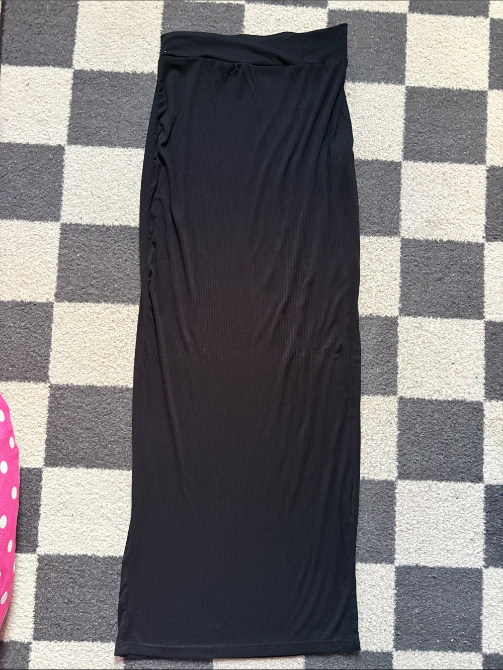Women’s Black Maxi Skirt with leg slit